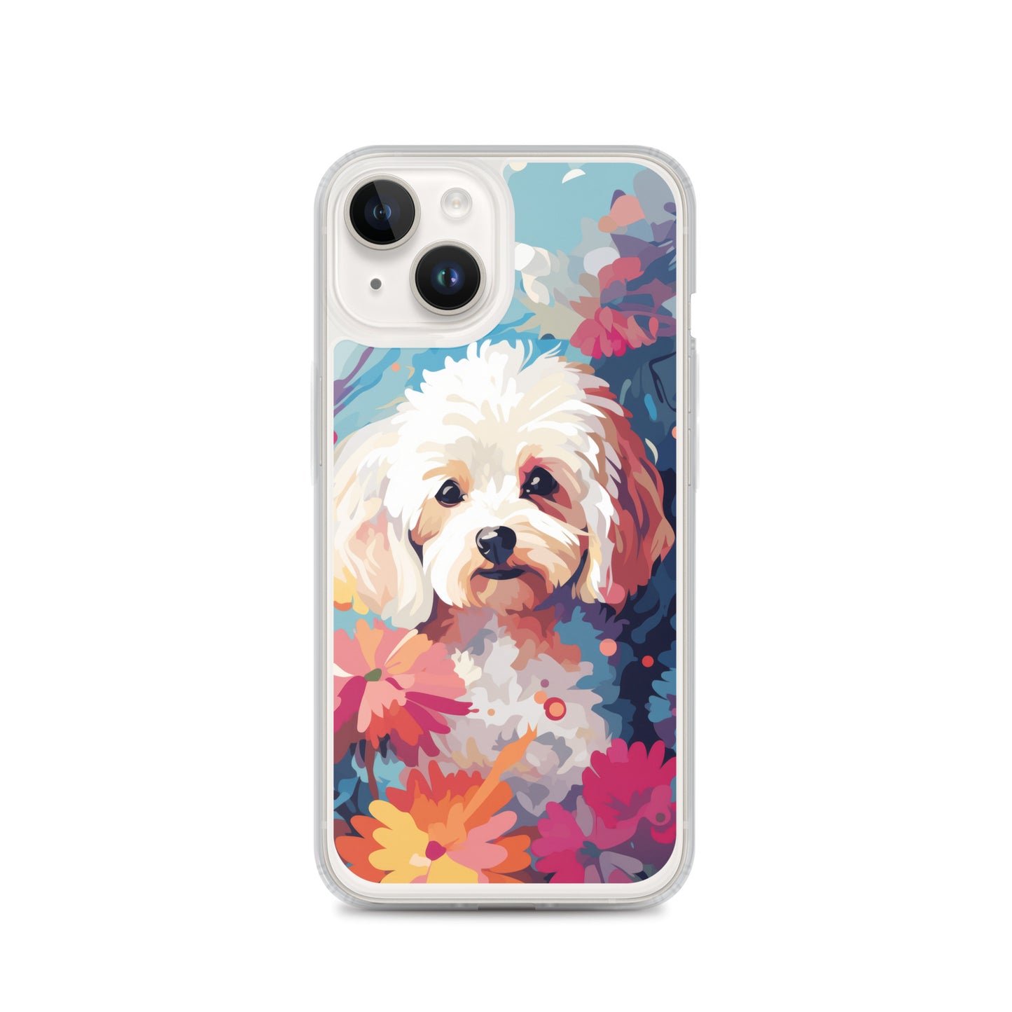 iPhone Case Painted Bichon Frise