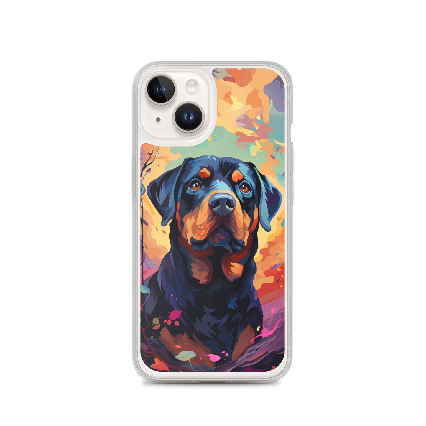 iPhone Case Painted Rottweiler