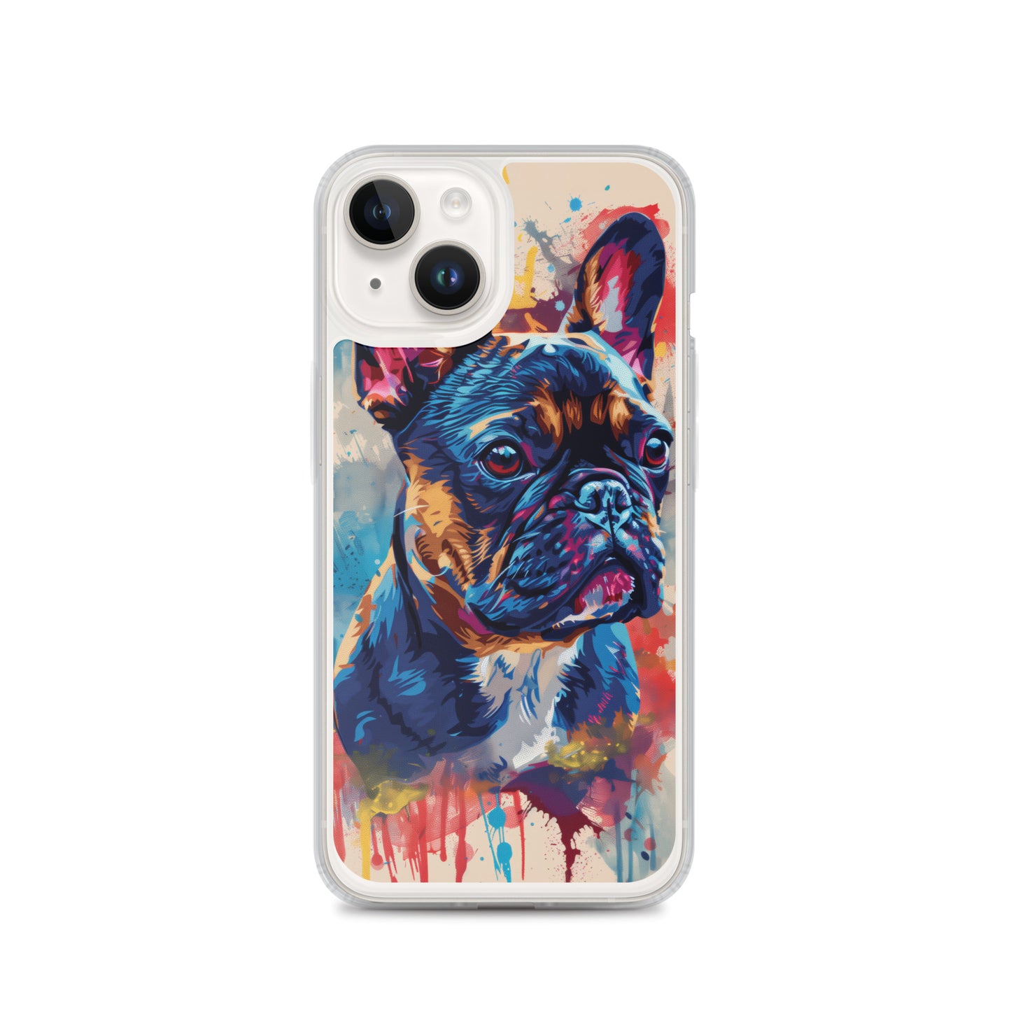 Painted French Bulldog iPhone Case