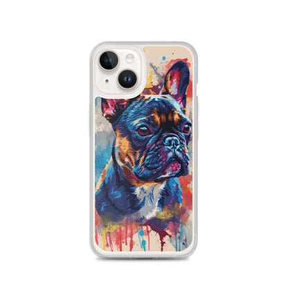 Painted French Bulldog iPhone Case