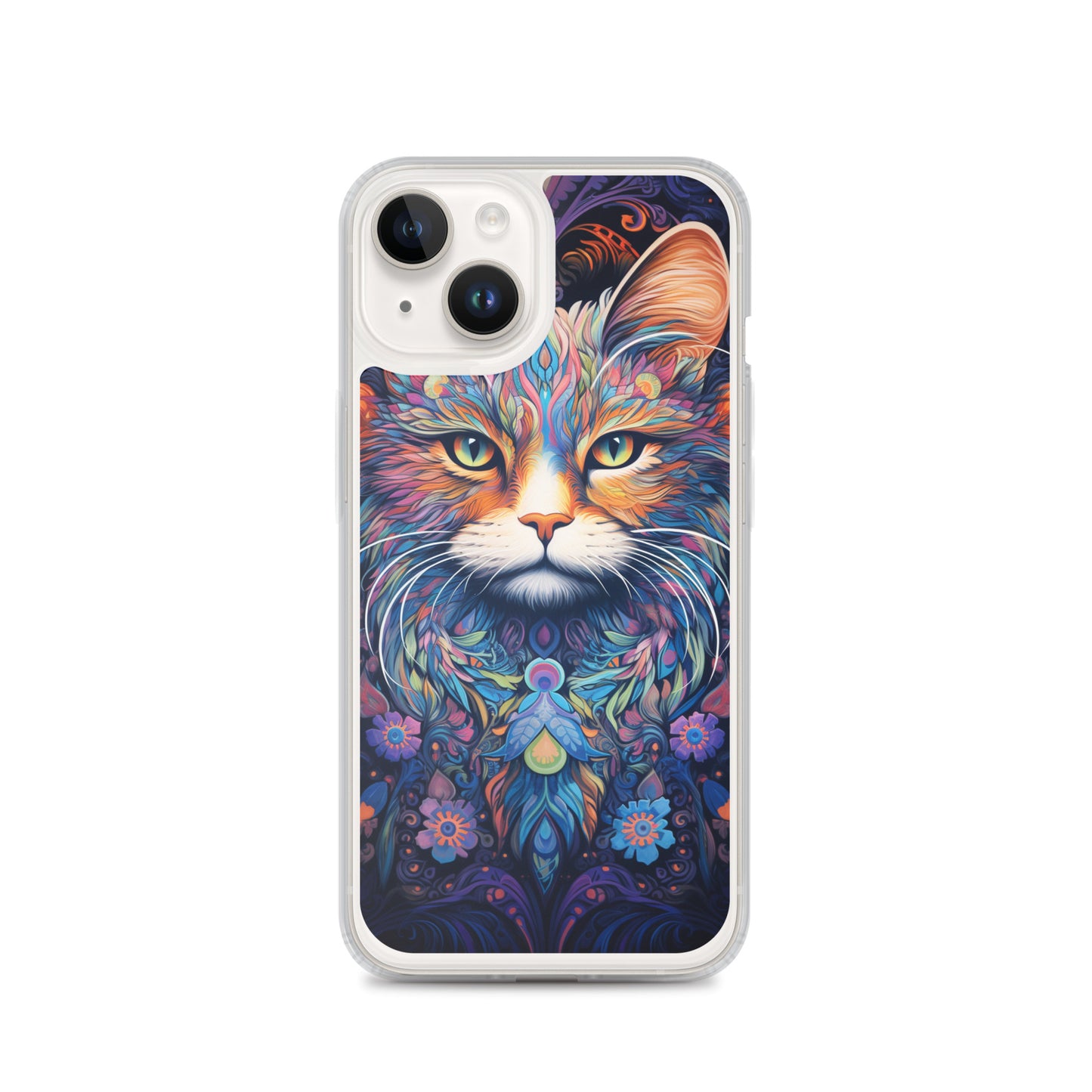 Psychedelic Cat #2 iPhone Case