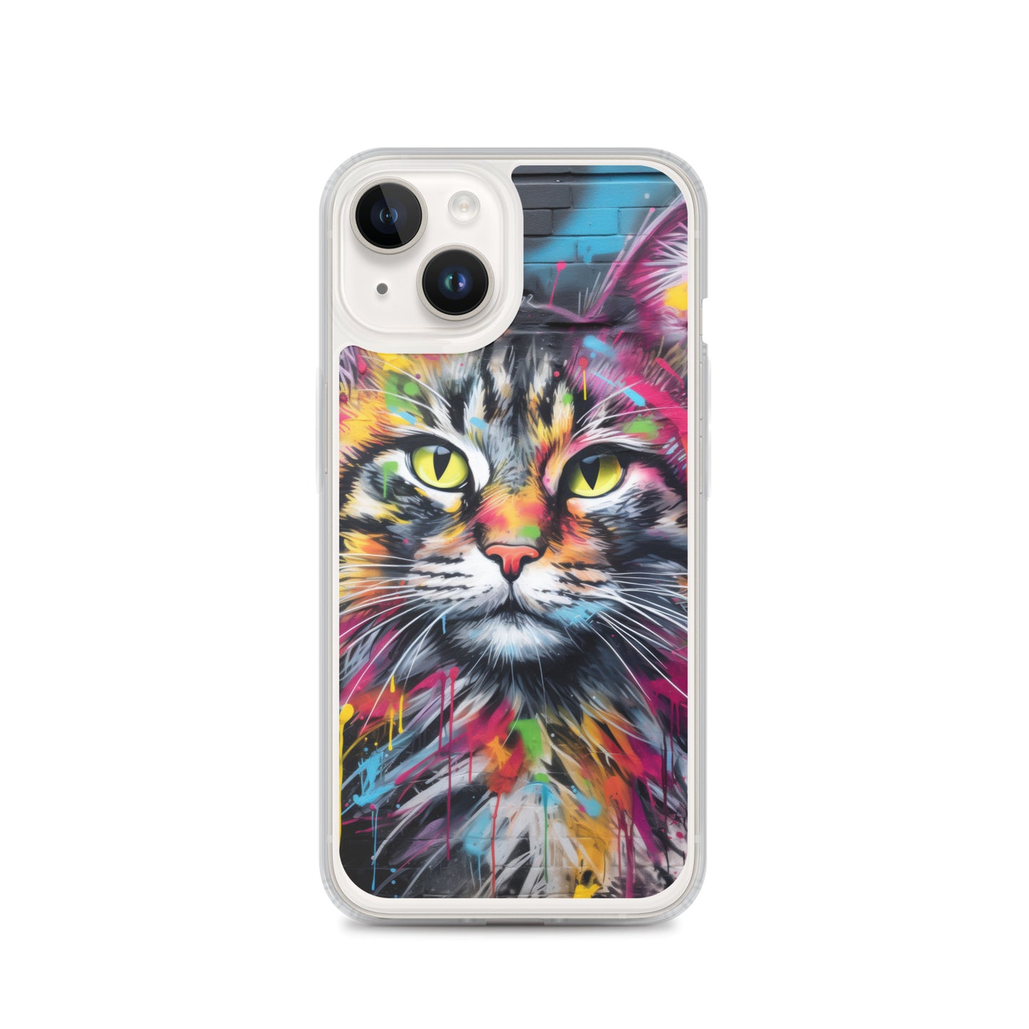 Graffiti Cat iPhone Case