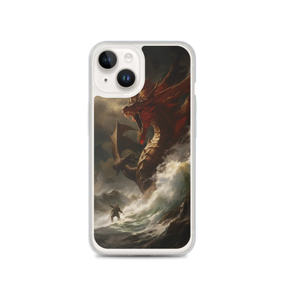 Dragon Battle iPhone Case
