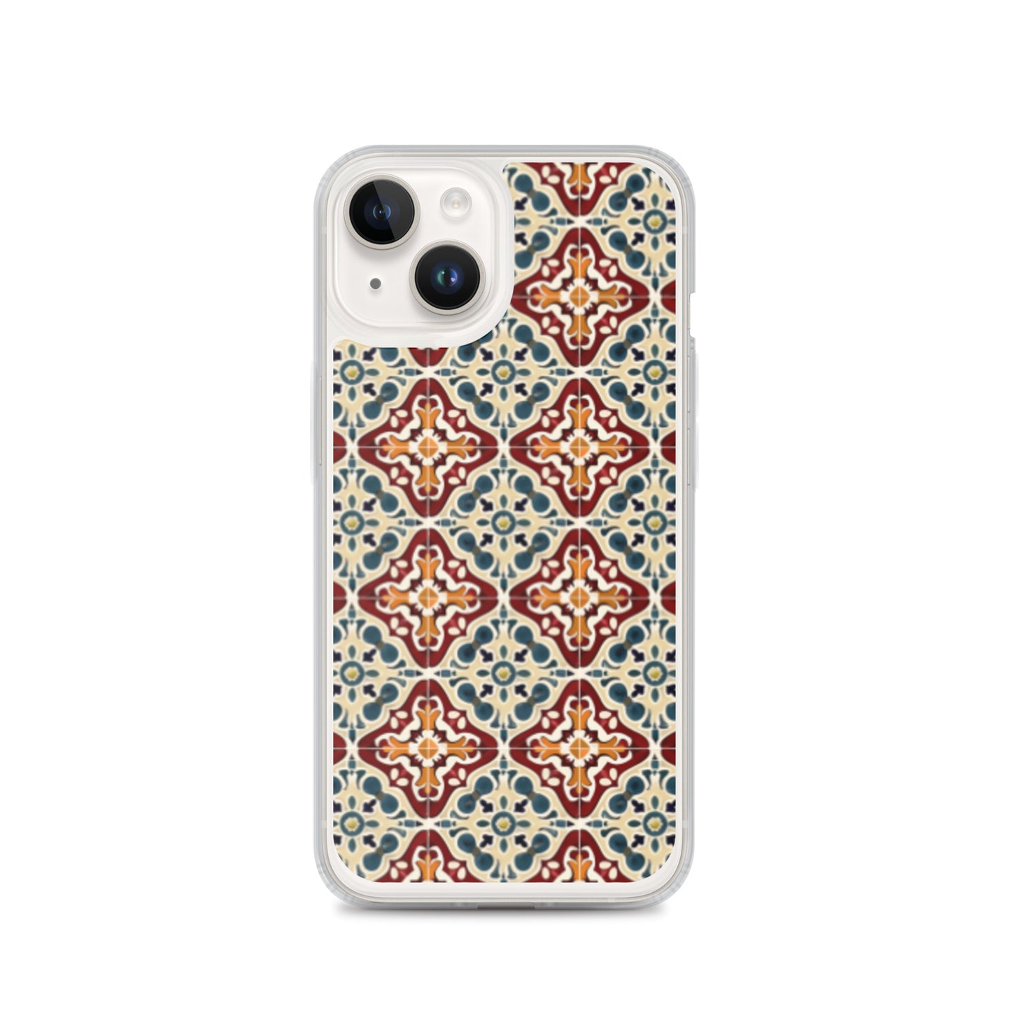 iPhone Case Classic Encaustic Tile Red