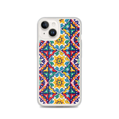 iPhone Case Talavera Tiles Red and Yellow