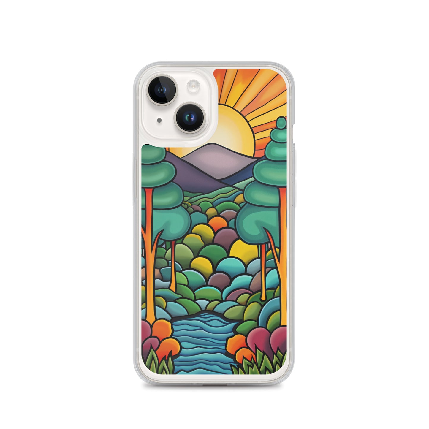 iPhone Case Arkley Sunrise over Mountains and Forest