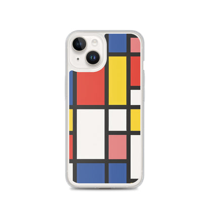 iPhone Case Colorful De Stijl