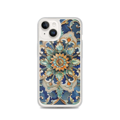 iPhone Case Malaysian Ceramic Tile Pattern