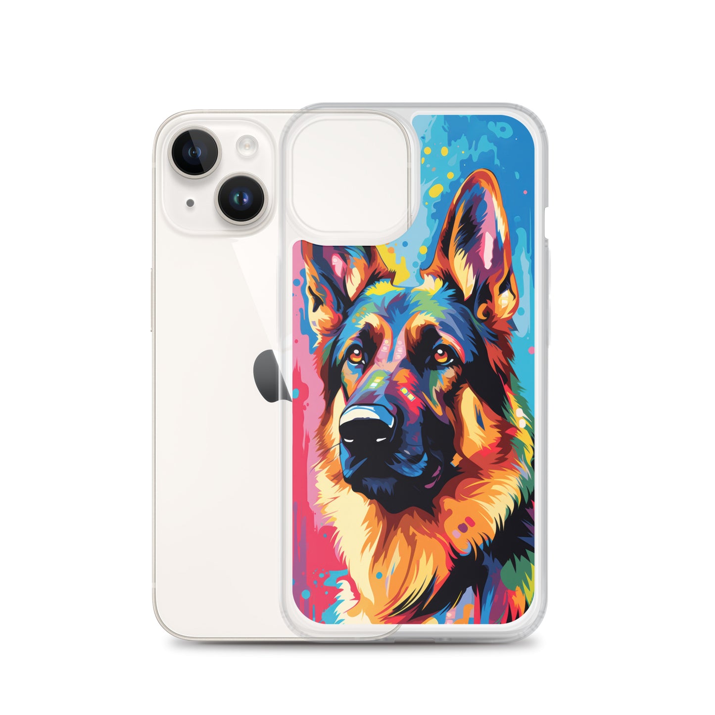 iPhone Case Painted German Shepherd