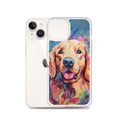 iPhone Case Painted Golden Retriever