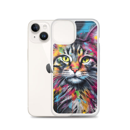 Graffiti Cat iPhone Case