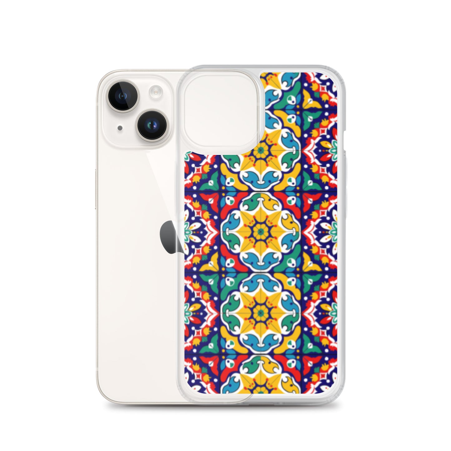 iPhone Case Talavera Tiles Red and Yellow
