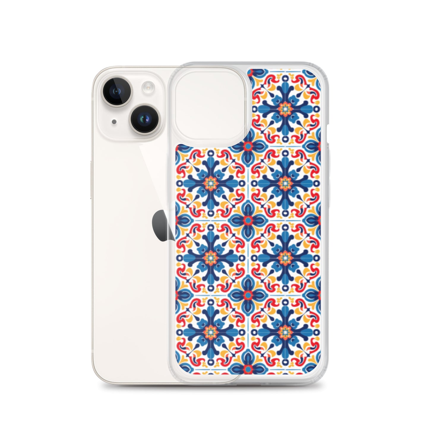 iPhone Case Talavera Tiles Blue and Red