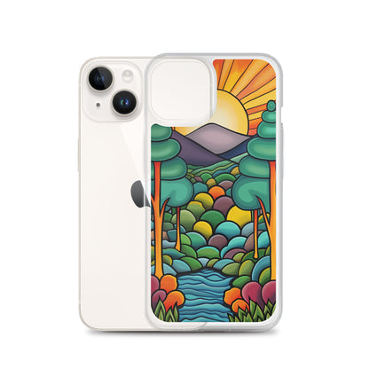 iPhone Case Arkley Sunrise over Mountains and Forest