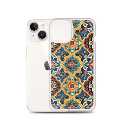 iPhone Case Colorful Armenian Ceramic Tiles