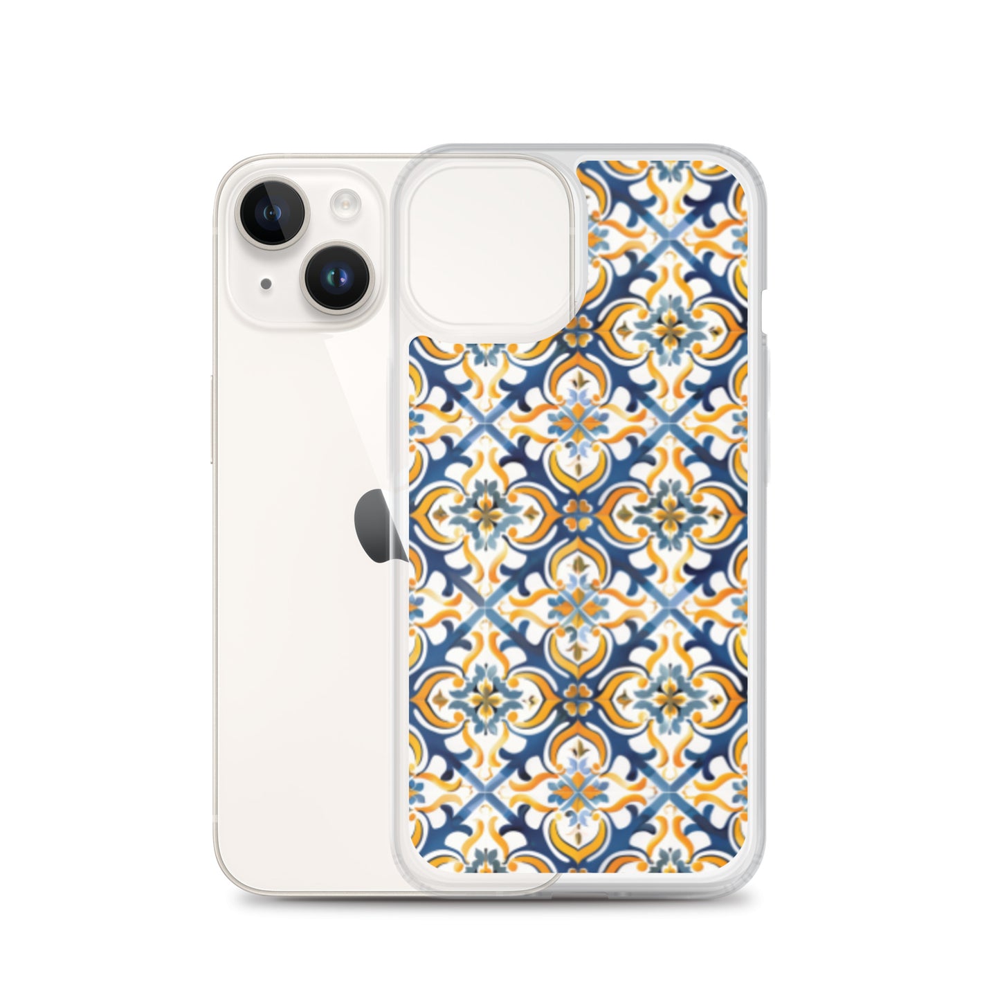 iPhone Case Colorful Spanish Tile Pattern
