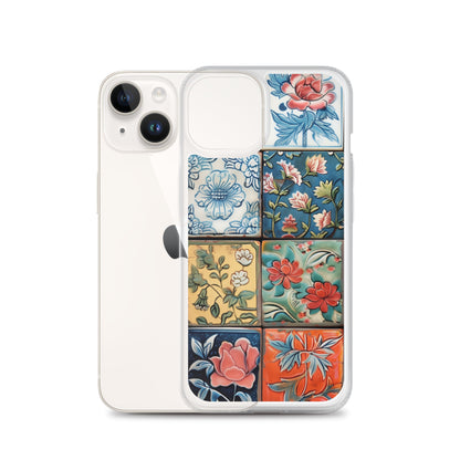 iPhone Case Colorful Majolilca Tiles