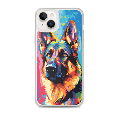 iPhone Case Painted German Shepherd