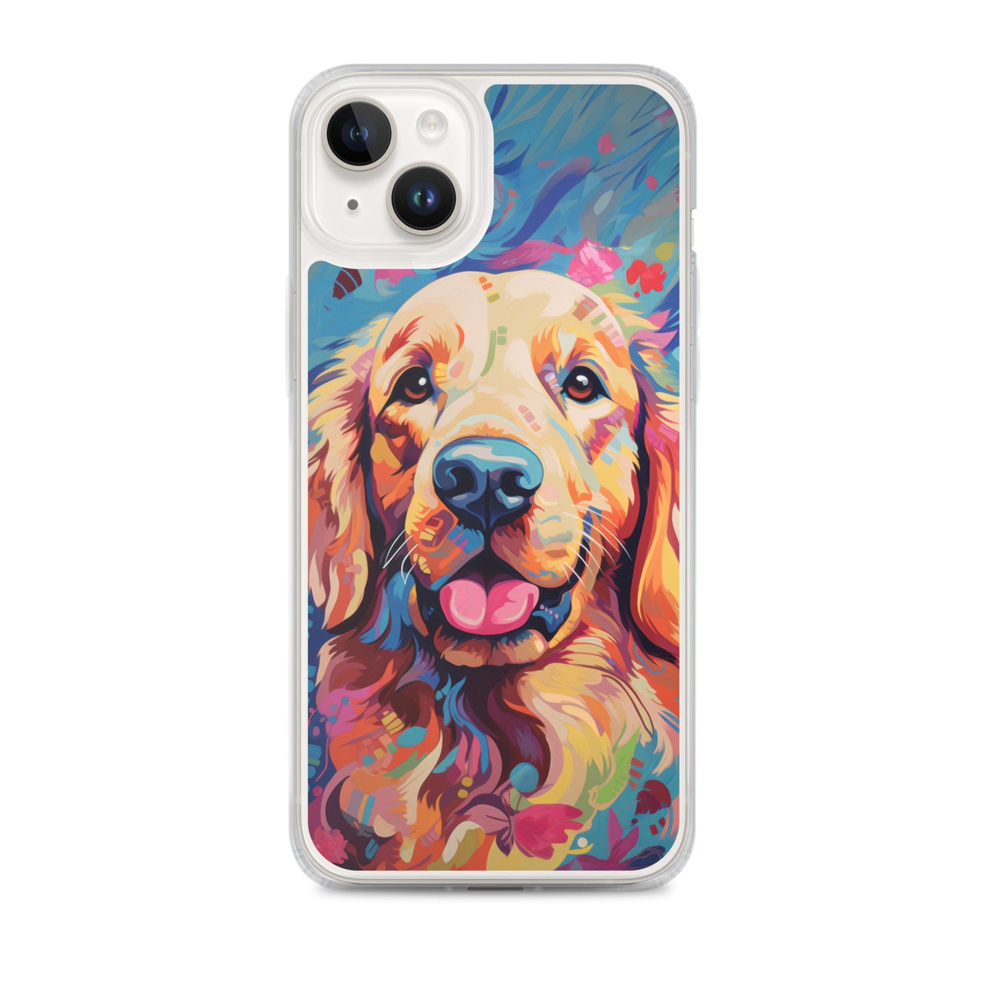 iPhone Case Painted Golden Retriever