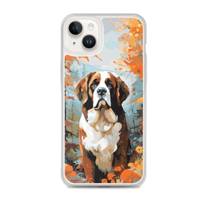 iPhone Case Painted St. Bernard