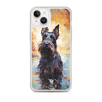 iPhone Case Painted Scottish Terrier