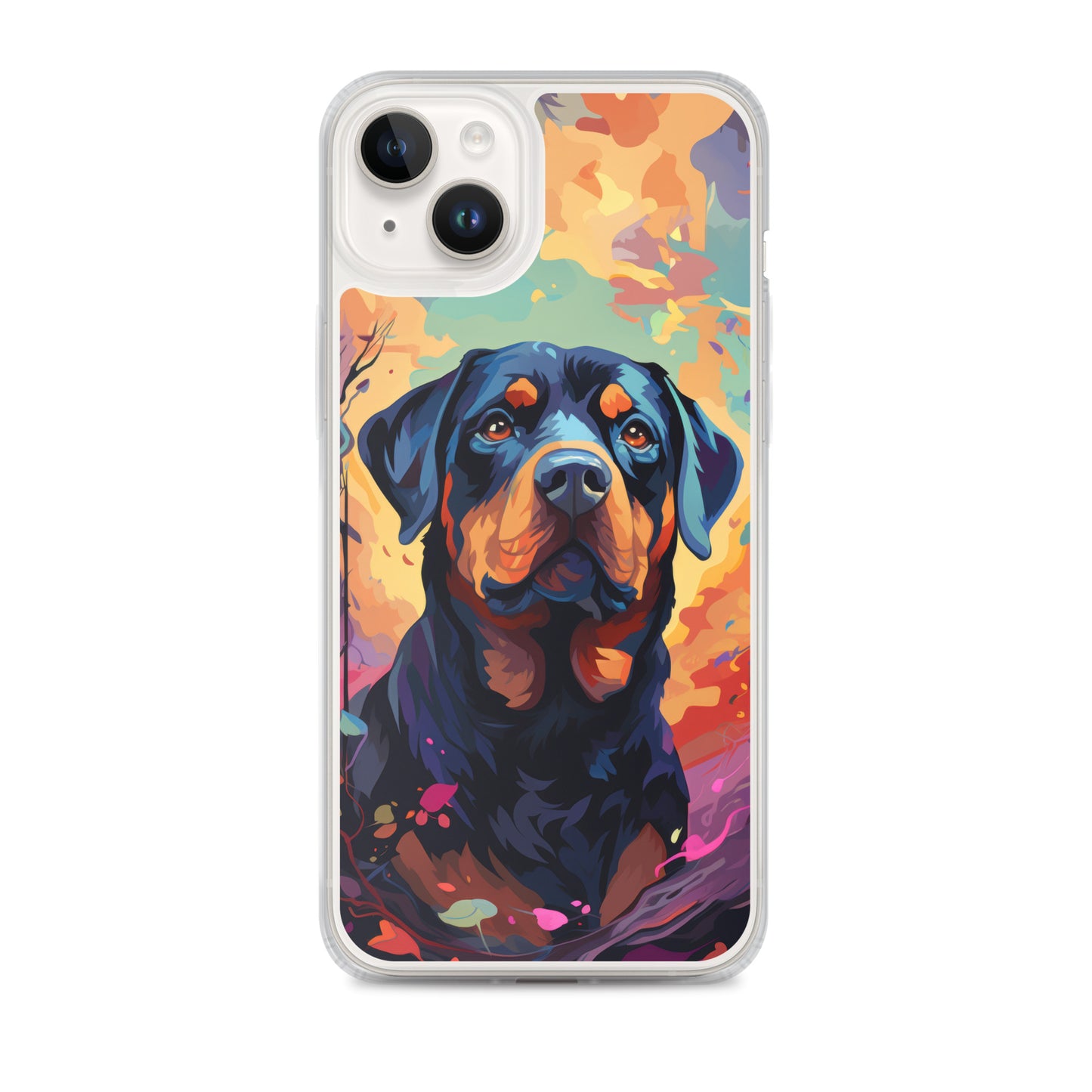iPhone Case Painted Rottweiler