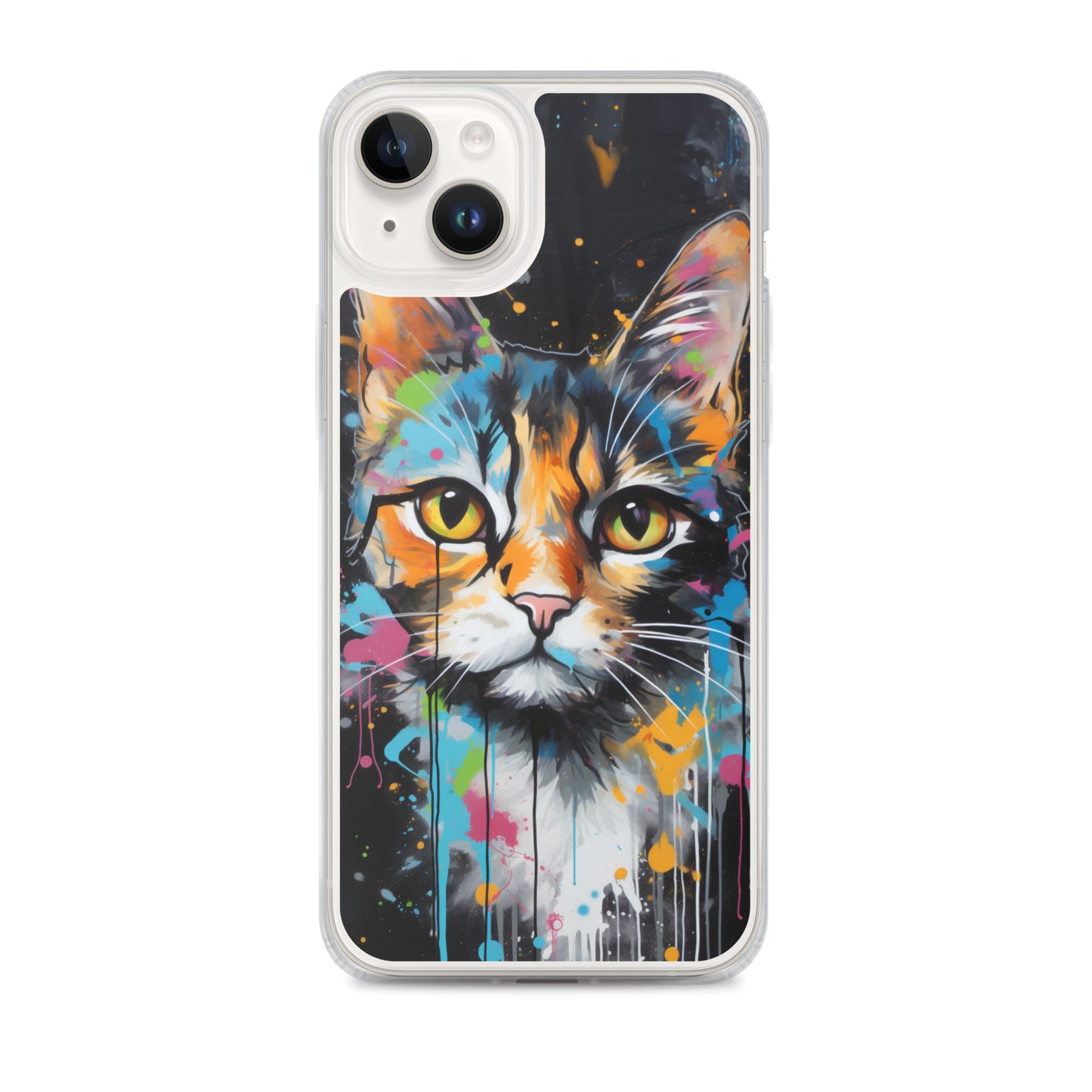 Graffiti Calico Cat iPhone Case