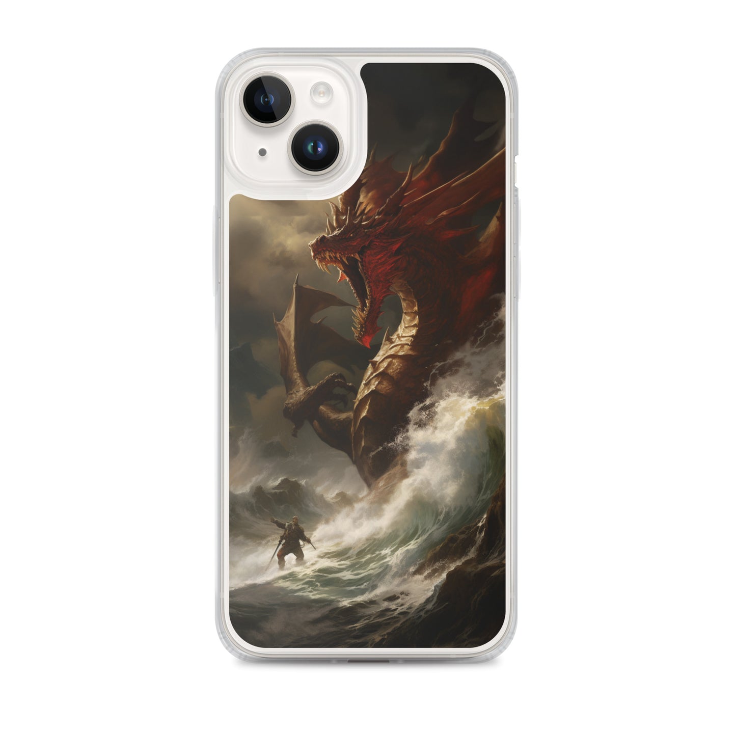 Dragon Battle iPhone Case
