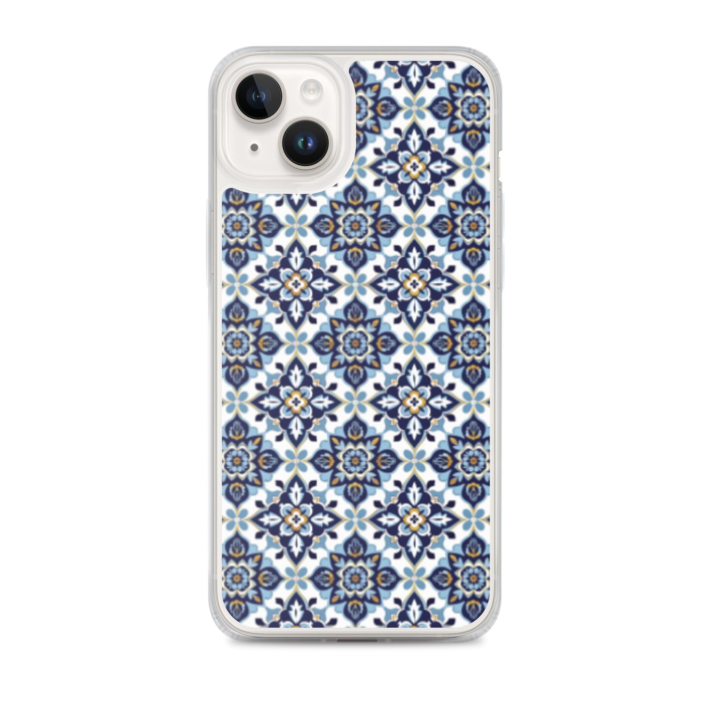 iPhone Case Classic Encaustic Tile Blue