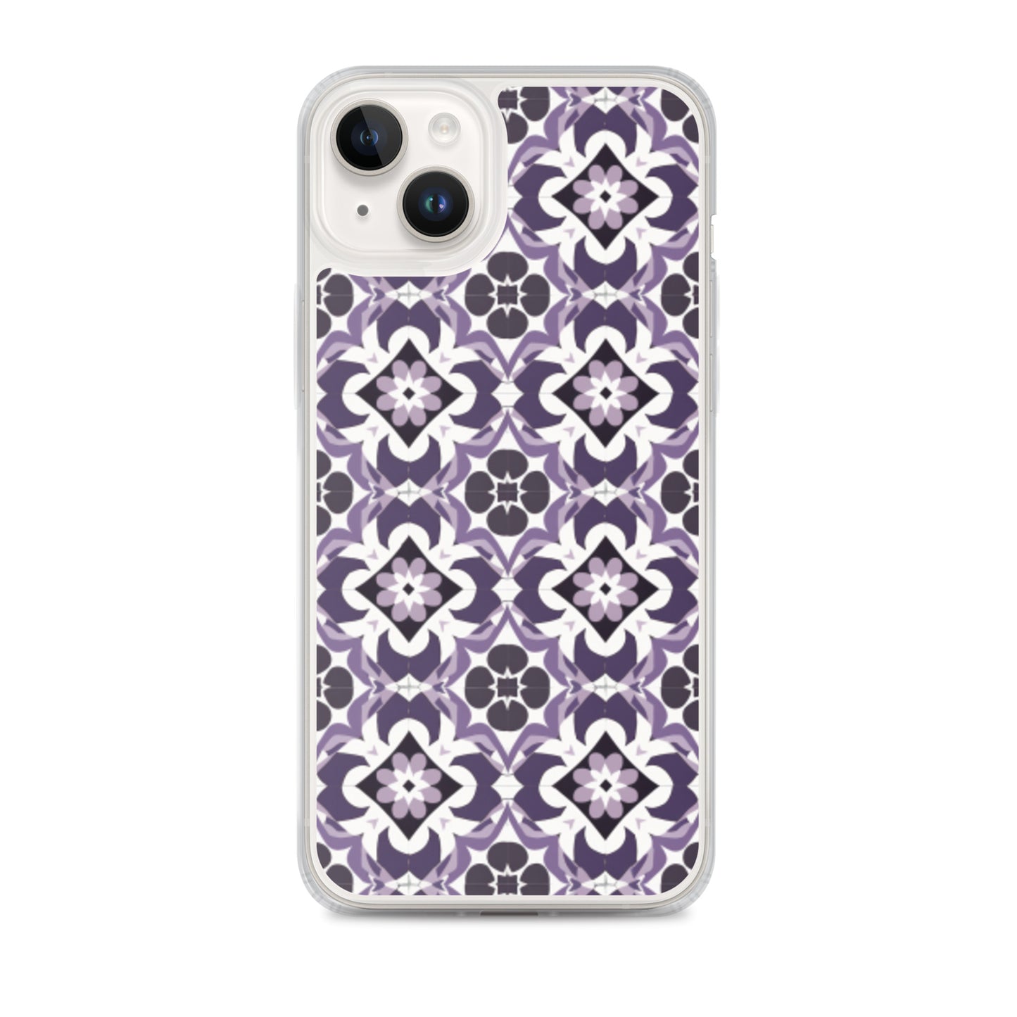 iPhone Case Purple Moroccan Style Tile