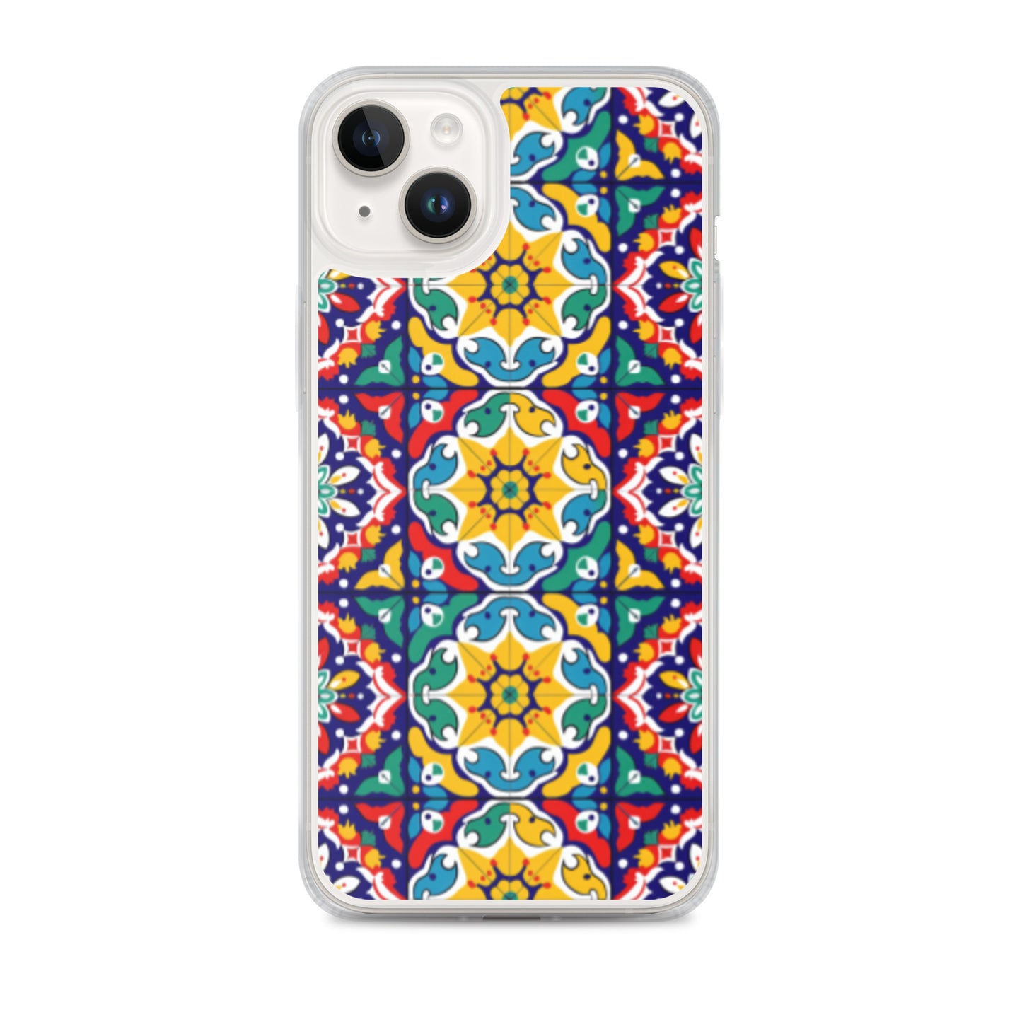 iPhone Case Talavera Tiles Red and Yellow