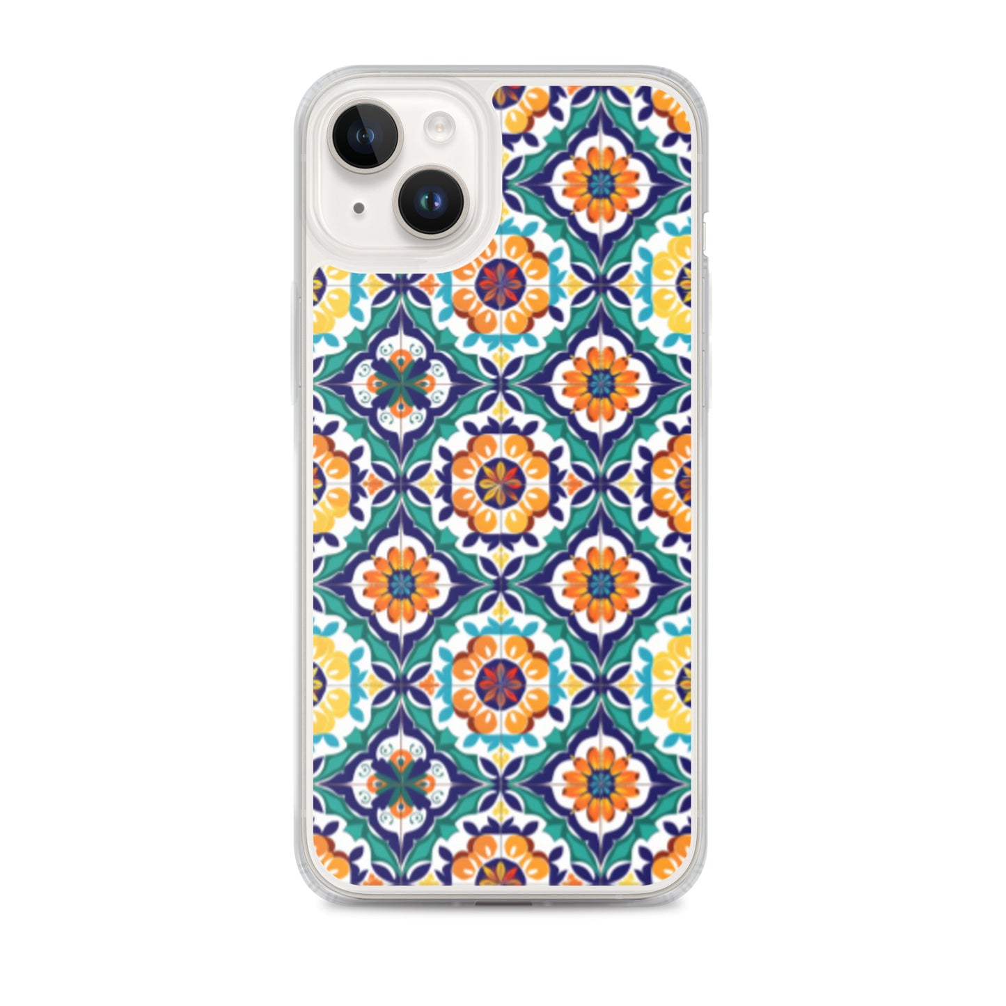 iPhone Case Talavera Tiles Green and Blue