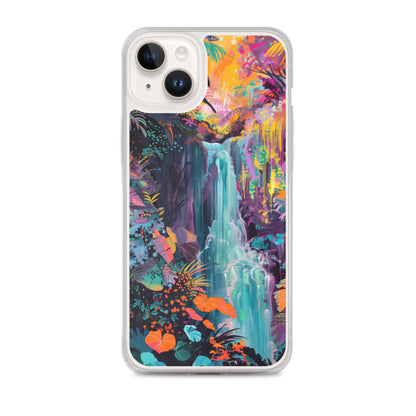iPhone Case Vibrant Tropical Jungle Waterfall