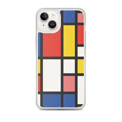 iPhone Case Colorful De Stijl