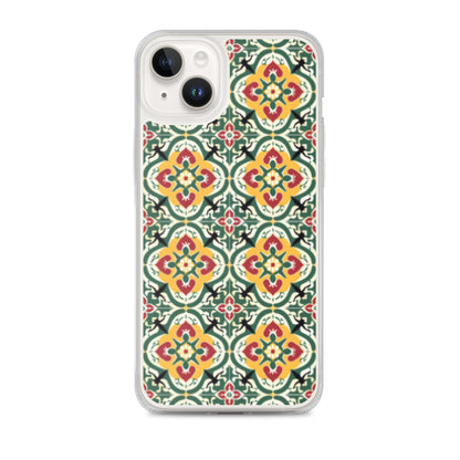 iPhone Case Colorful Traditional Maltese Cement Tile Pattern
