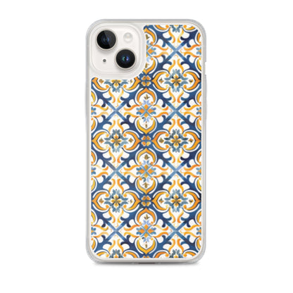 iPhone Case Colorful Spanish Tile Pattern