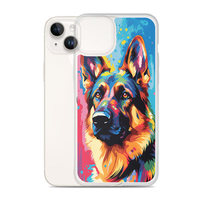 iPhone Case Painted German Shepherd