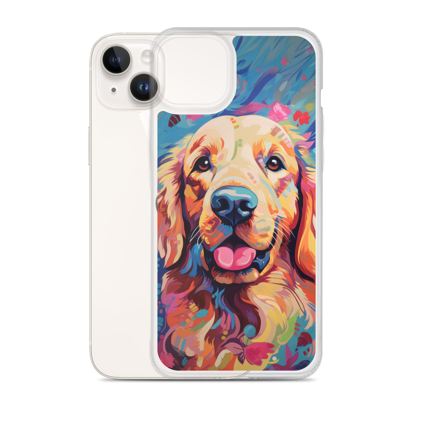 iPhone Case Painted Golden Retriever