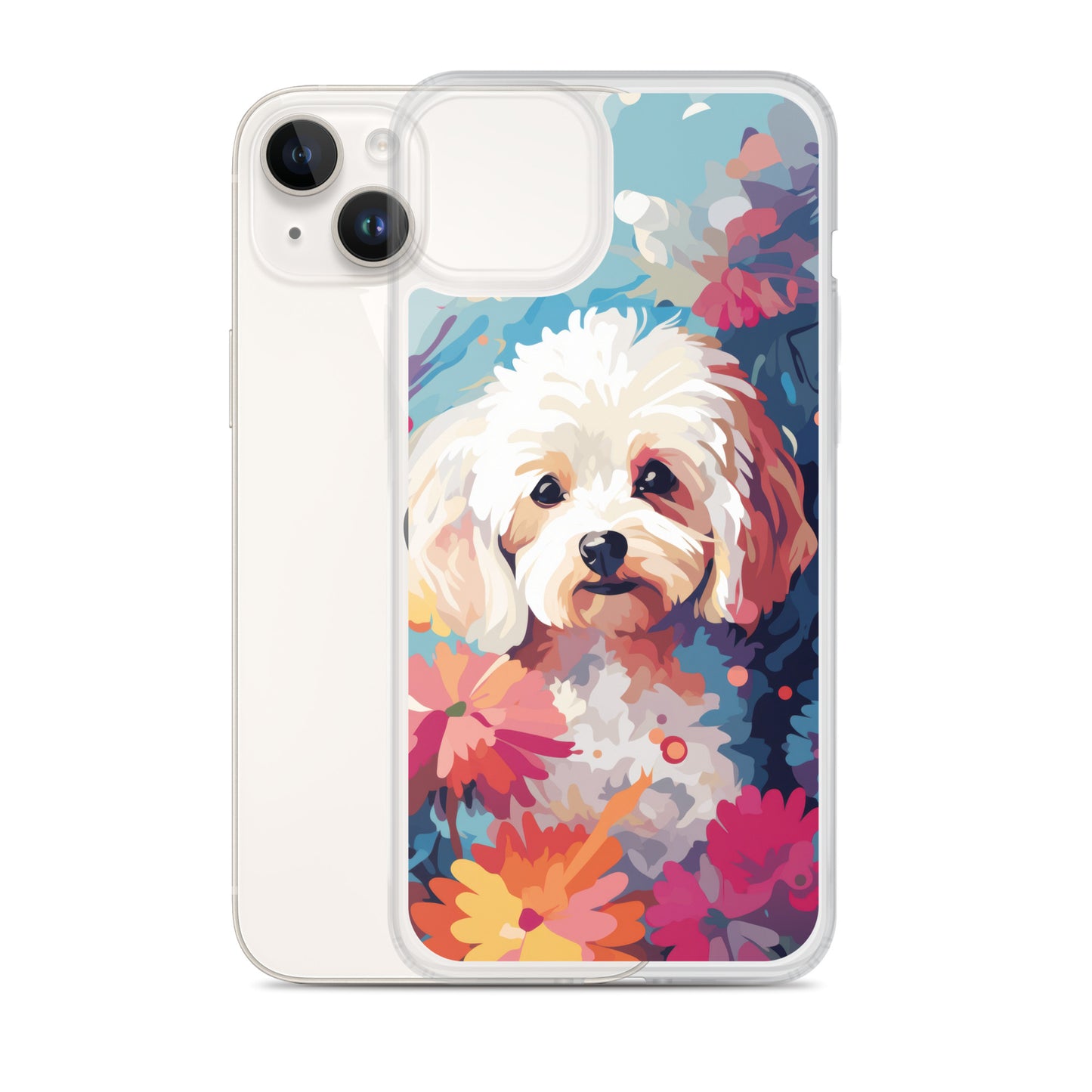 iPhone Case Painted Bichon Frise