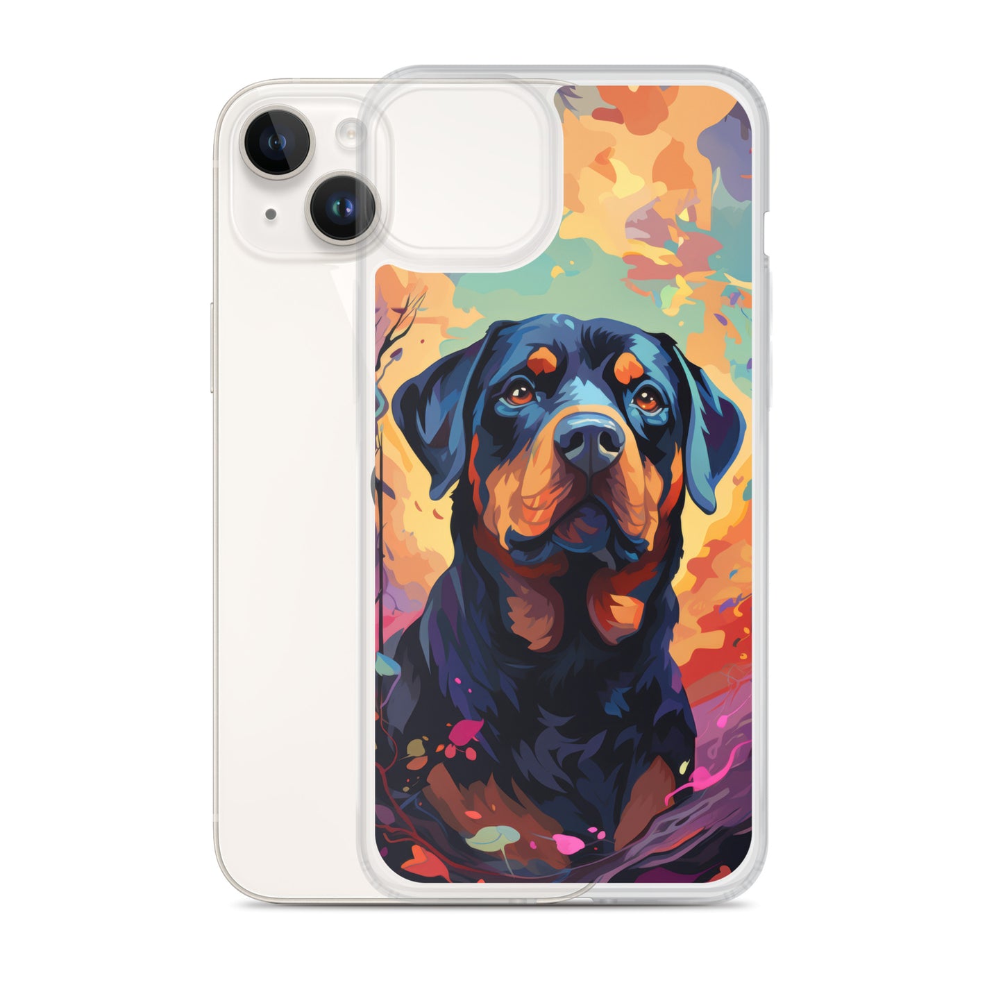 iPhone Case Painted Rottweiler