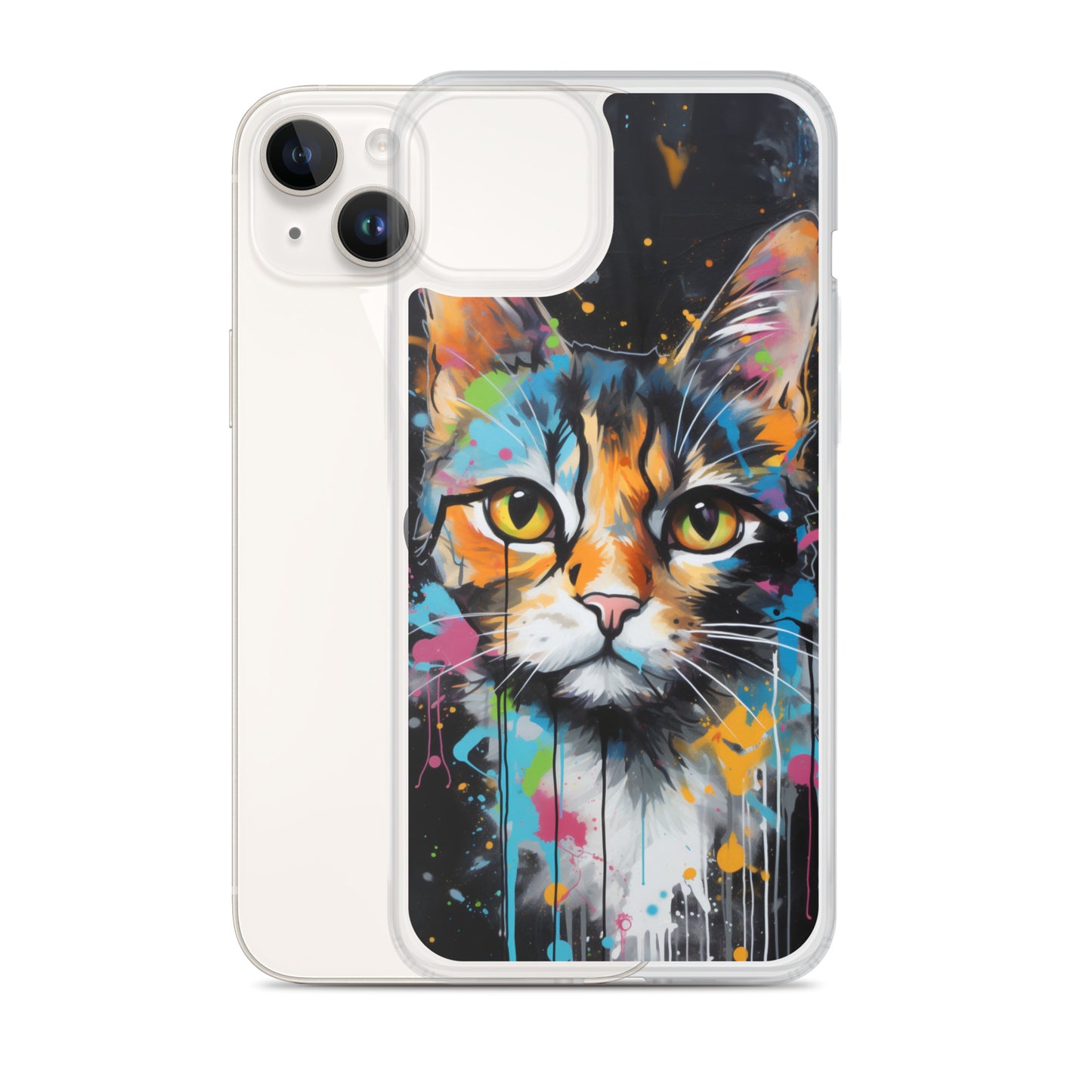 Graffiti Calico Cat iPhone Case