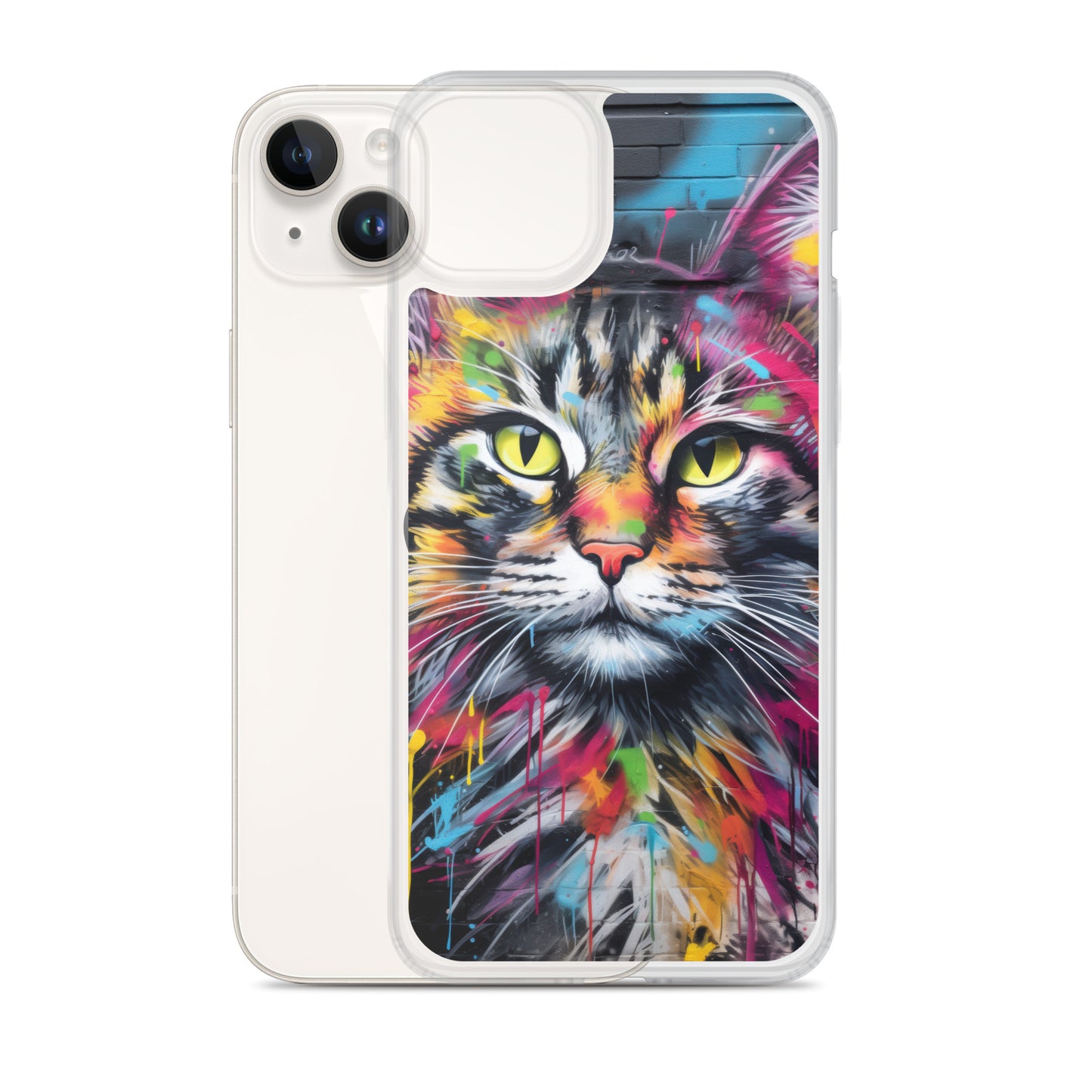 Graffiti Cat iPhone Case