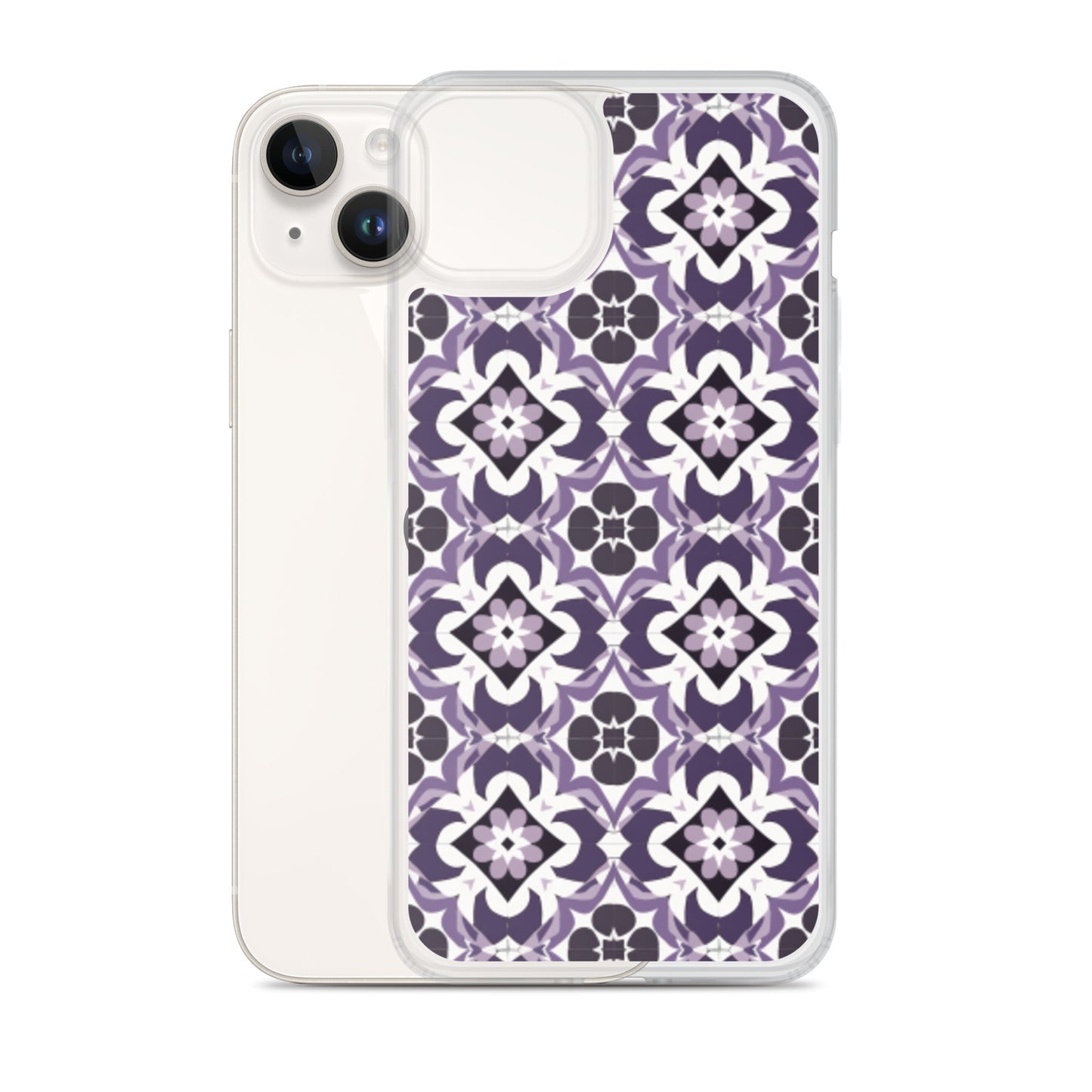 iPhone Case Purple Moroccan Style Tile