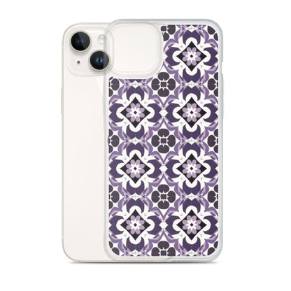 iPhone Case Purple Moroccan Style Tile