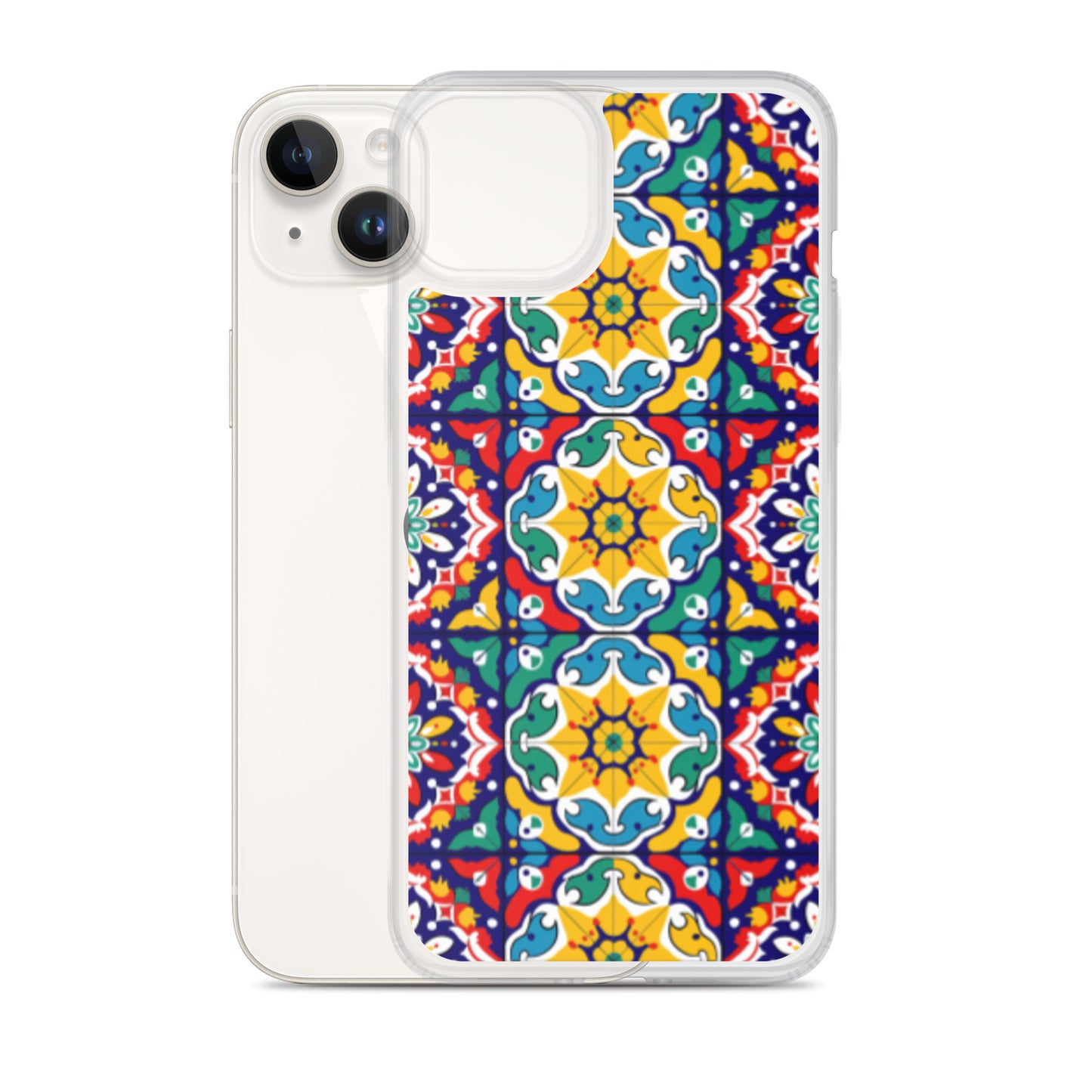 iPhone Case Talavera Tiles Red and Yellow