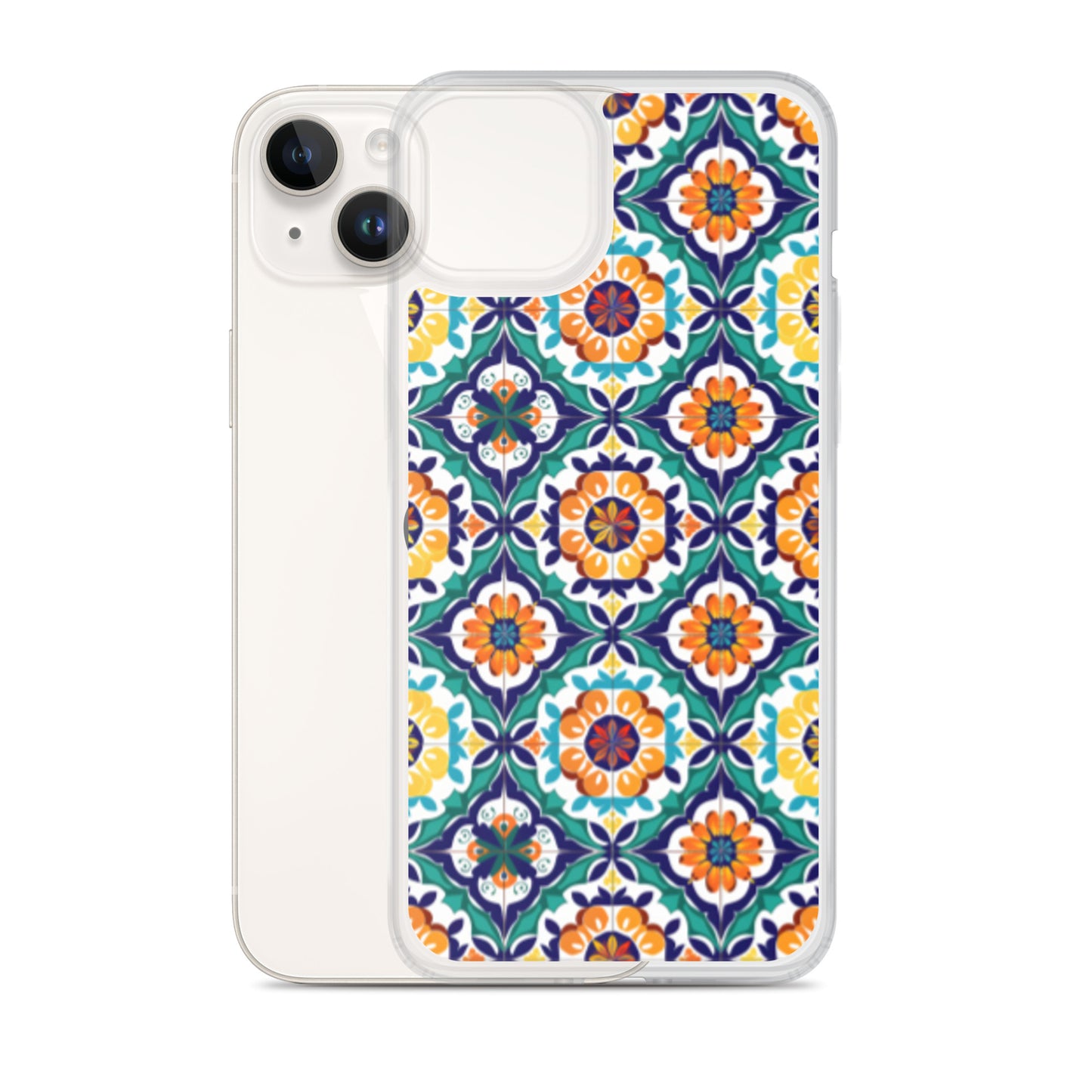 iPhone Case Talavera Tiles Green and Blue