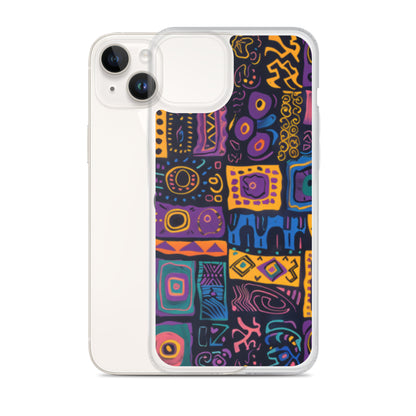 iPhone Case Colorful Yemanja Pattern
