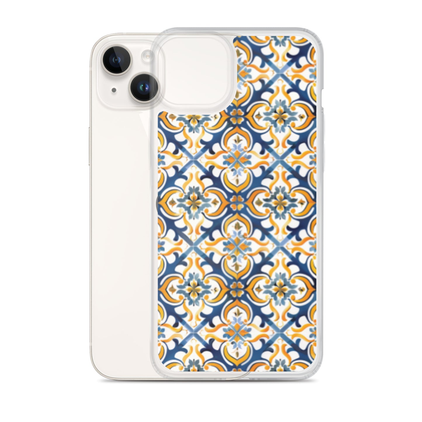 iPhone Case Colorful Spanish Tile Pattern