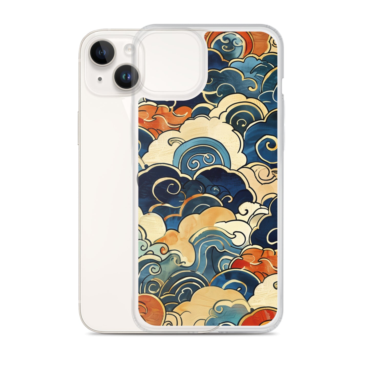 iPhone Case Stylized Clouds