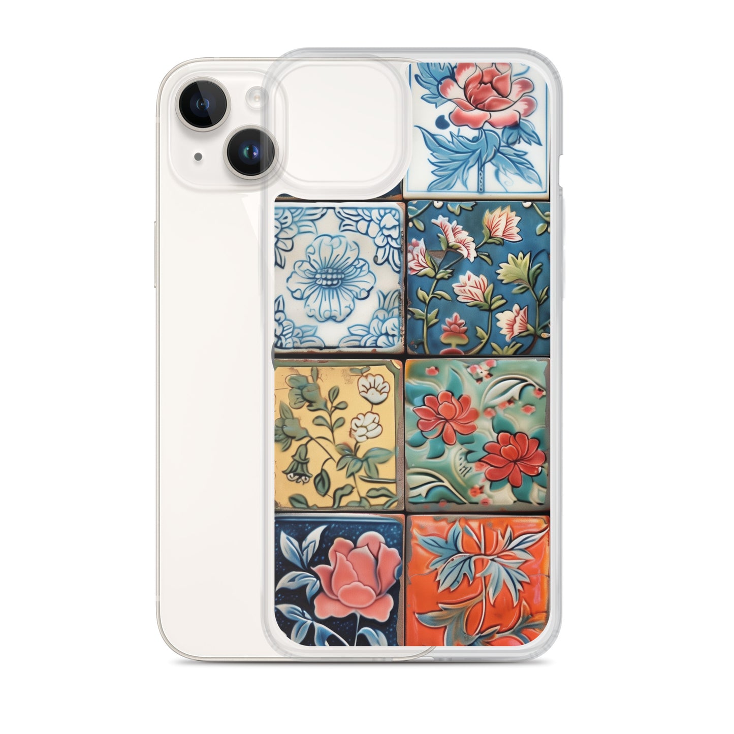 iPhone Case Colorful Majolilca Tiles